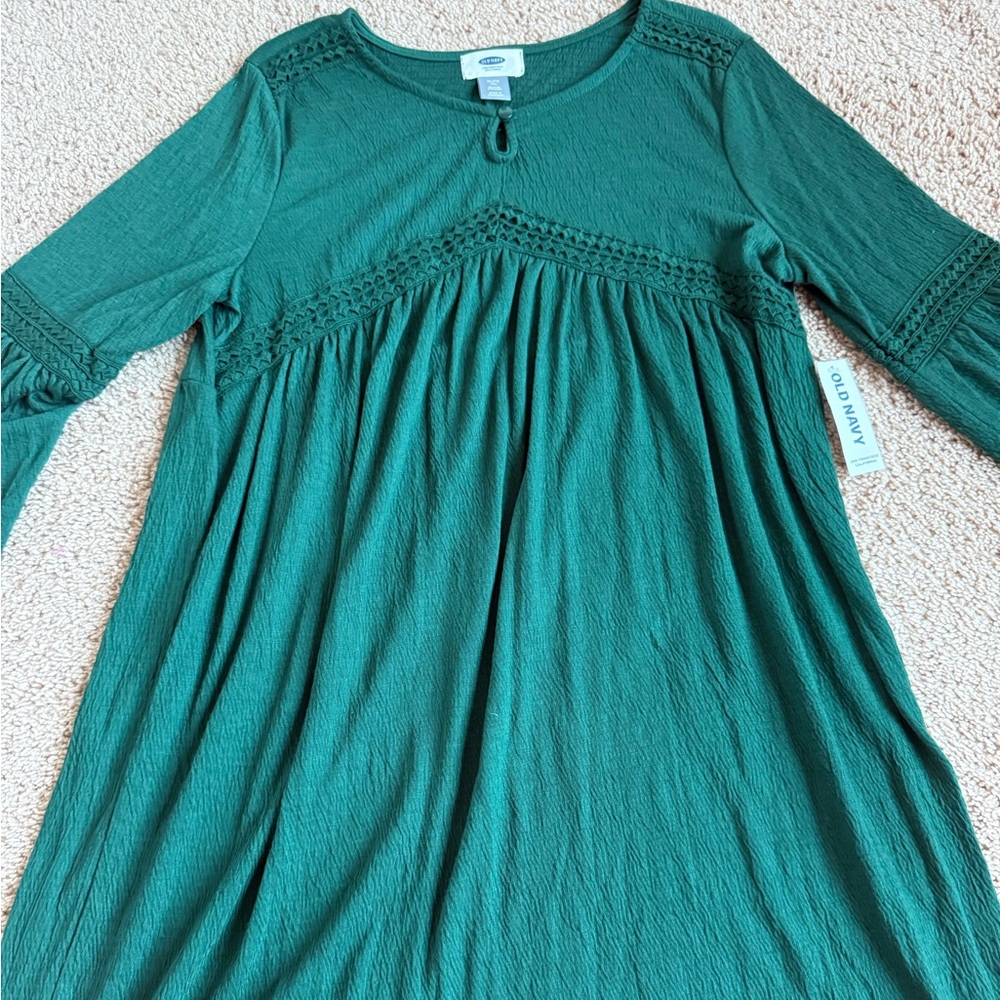 NWT Old Navy Girls’ Green Dress | Size XL (14)